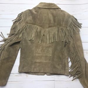 Vintage Suede Jacket w/ Fringe